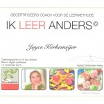 Certificaat Joyce